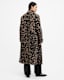 Mabel Leopard Print Oversized Coat