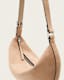 Half Moon Suede Shoulder Bag