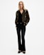 Balfern Belted Suede Biker Jacket