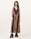 Melia Leopard Print Maxi Dress