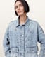 Hettie Embellished Oversized Denim Shacket