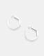 Alex Chunky Hexagon Hoop Earrings