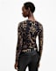 Edana Leopard Print Mesh Top