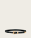 Nikita Snake Effect Leather Belt