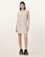 Nessa Woven Leather Mini Dress