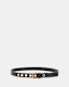 Kylin Skinny Leather Eyelet Belt