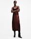 Hadley Metallic Midi Slip Dress