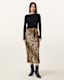 Hera Leopard Print 2-In-1 Midi Dress