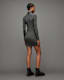 Juliette Roll Neck Metallic Mini Dress