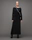 Carolina Long Sleeve Flared Maxi Dress