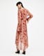 Liana Waimea Print V-Neck Maxi Dress