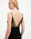 Immy Lace Trim V-Neck Midi Slip Dress
