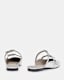 Shar Metallic Leather Flat Shoes