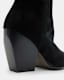 Reina Knee High Pointed Suede Boots