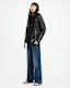 Billie Leather Oversized Biker Jacket