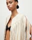 Astral Leather Fringed Gilet