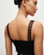 Alex Smock Embroidery Super Cropped Top