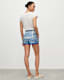 Aleida Rafaela Paisley Print Shorts