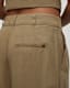 Deri Lyn Linen Blend Wide Leg Trousers