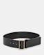 Laila Patent Leather Wide Waist Belt