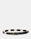 Dakota Leather Hexagon Link Belt