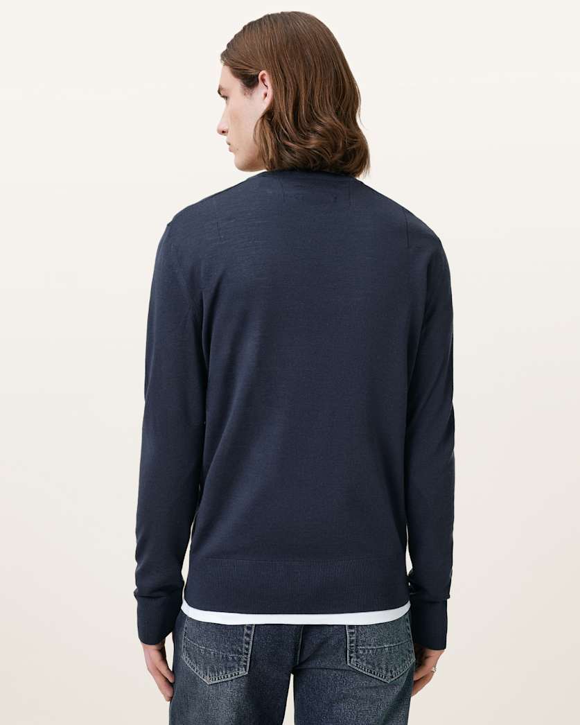 Mode Merino Crew Neck Ramskull Jumper