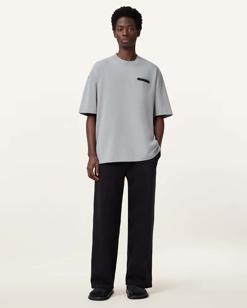 Redact Oversized Embroidered Logo T-Shirt