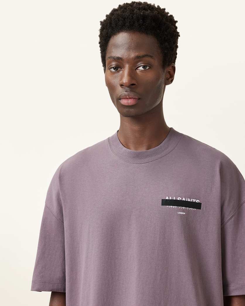 Redact Oversized Embroidered Logo T-Shirt