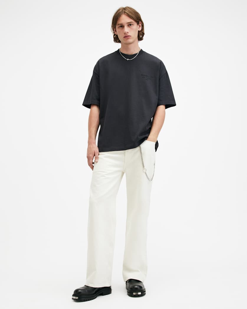 Xander Flocked Logo Oversized T-Shirt