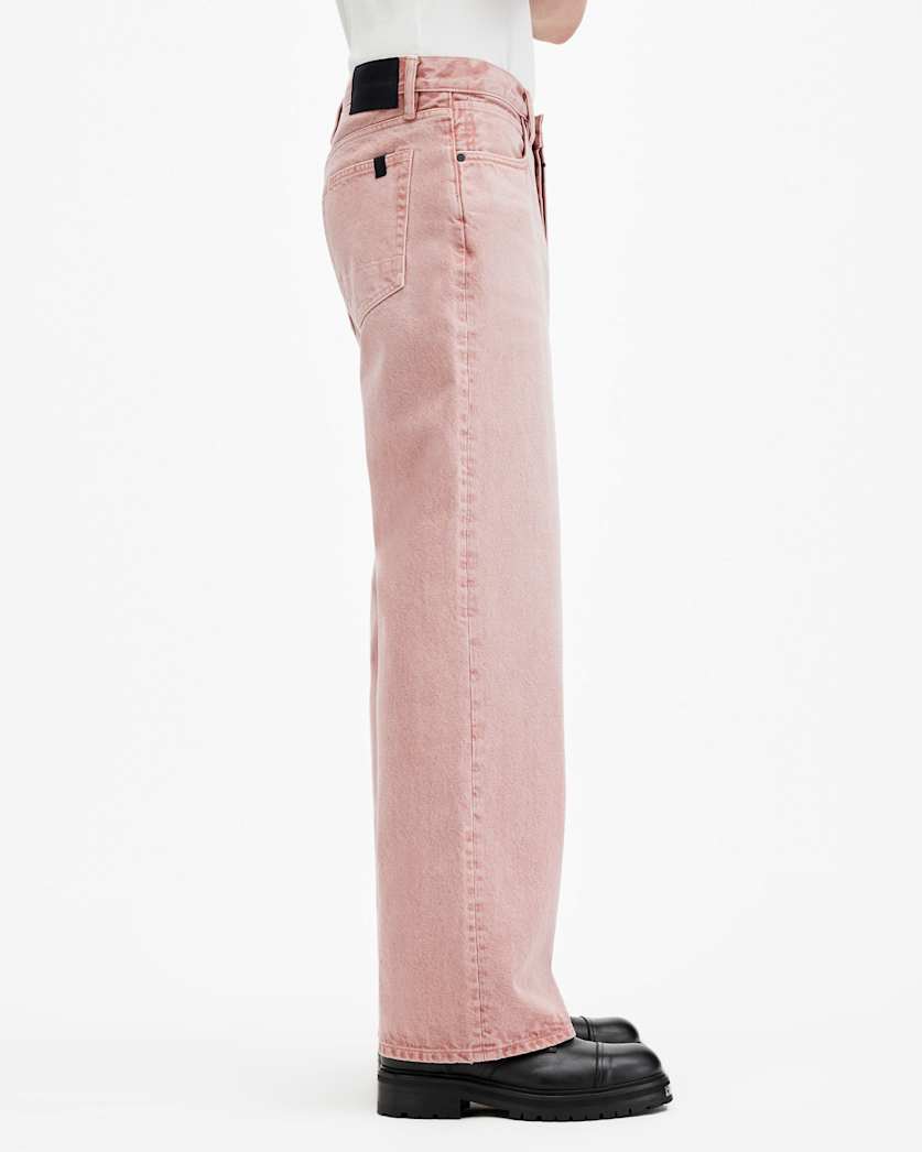 Lenny Loose Fit Wide Leg Denim Jeans