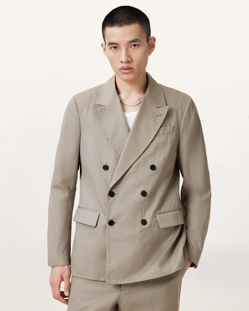 Newton Double Breasted Relaxed Blazer