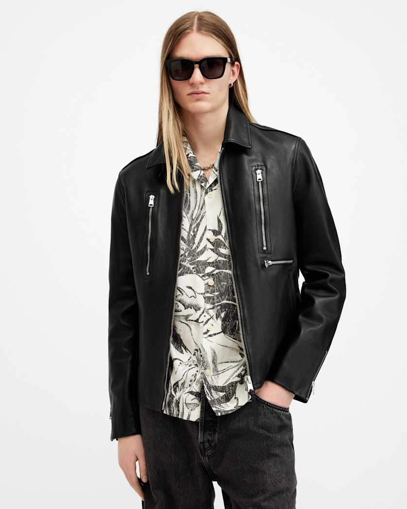 Doherty Zip Up Leather Jacket