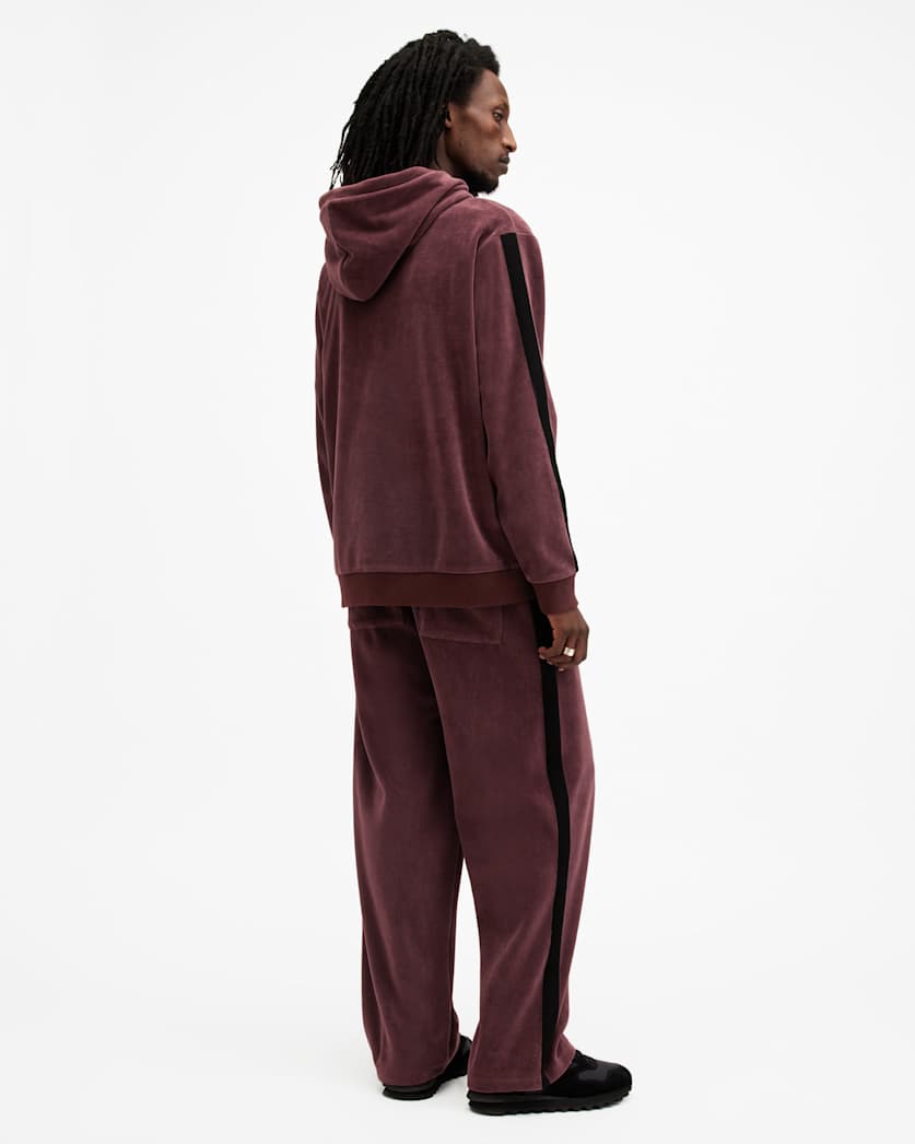 Draven Velour Wide Leg Sweatpants