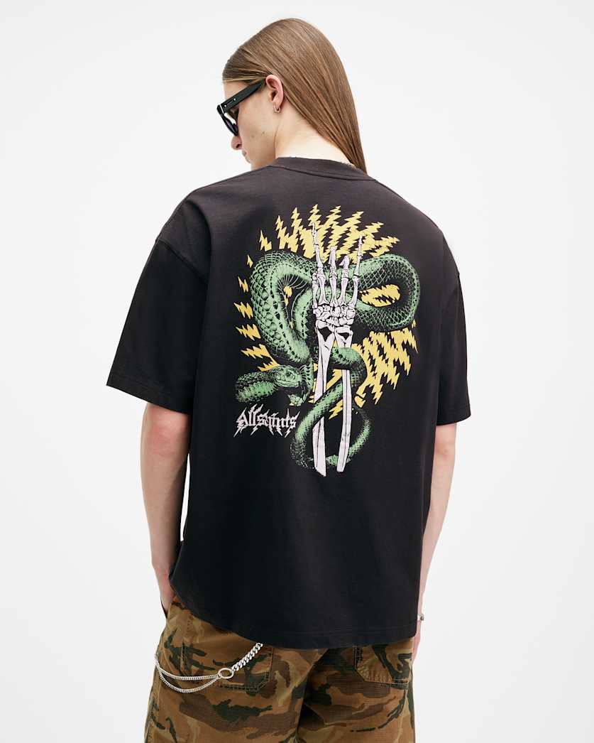 Krait Graphic Printed Oversized T-Shirt