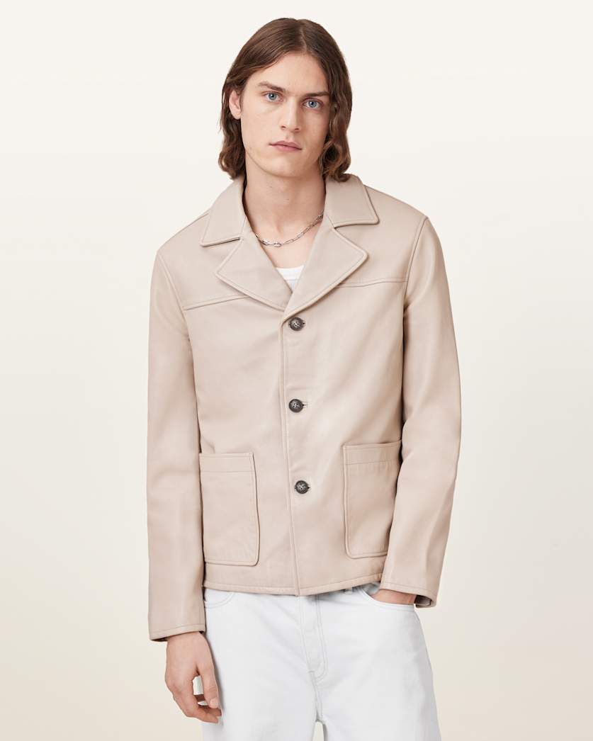 Luca Leather Blazer