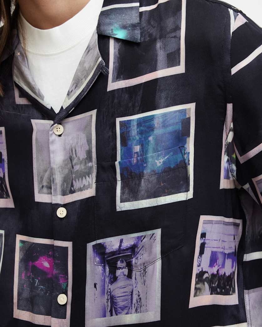 Fotos Printed Relaxed Fit Shirt