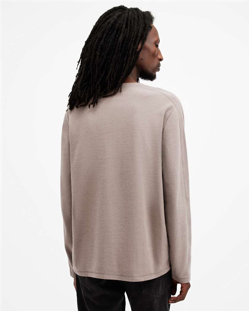 Rowe Long Sleeve Waffle Ramskull T-Shirt