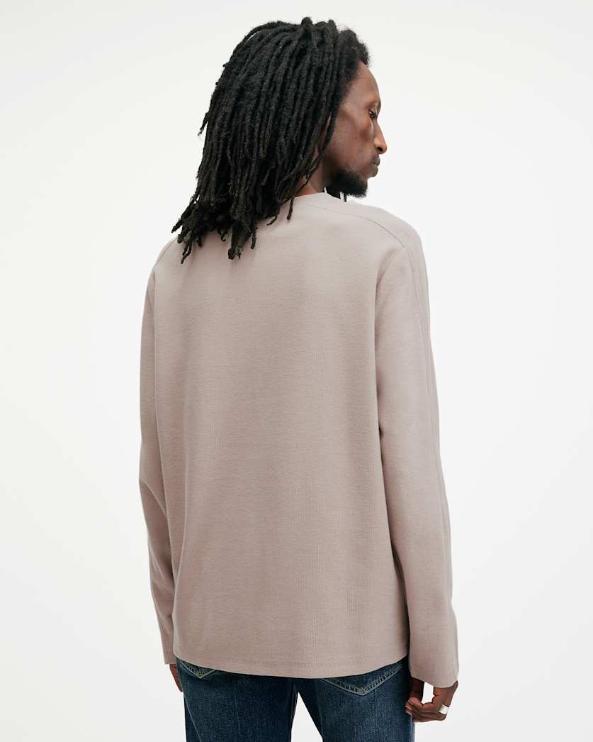 Rowe Long Sleeve Waffle Ramskull T-Shirt