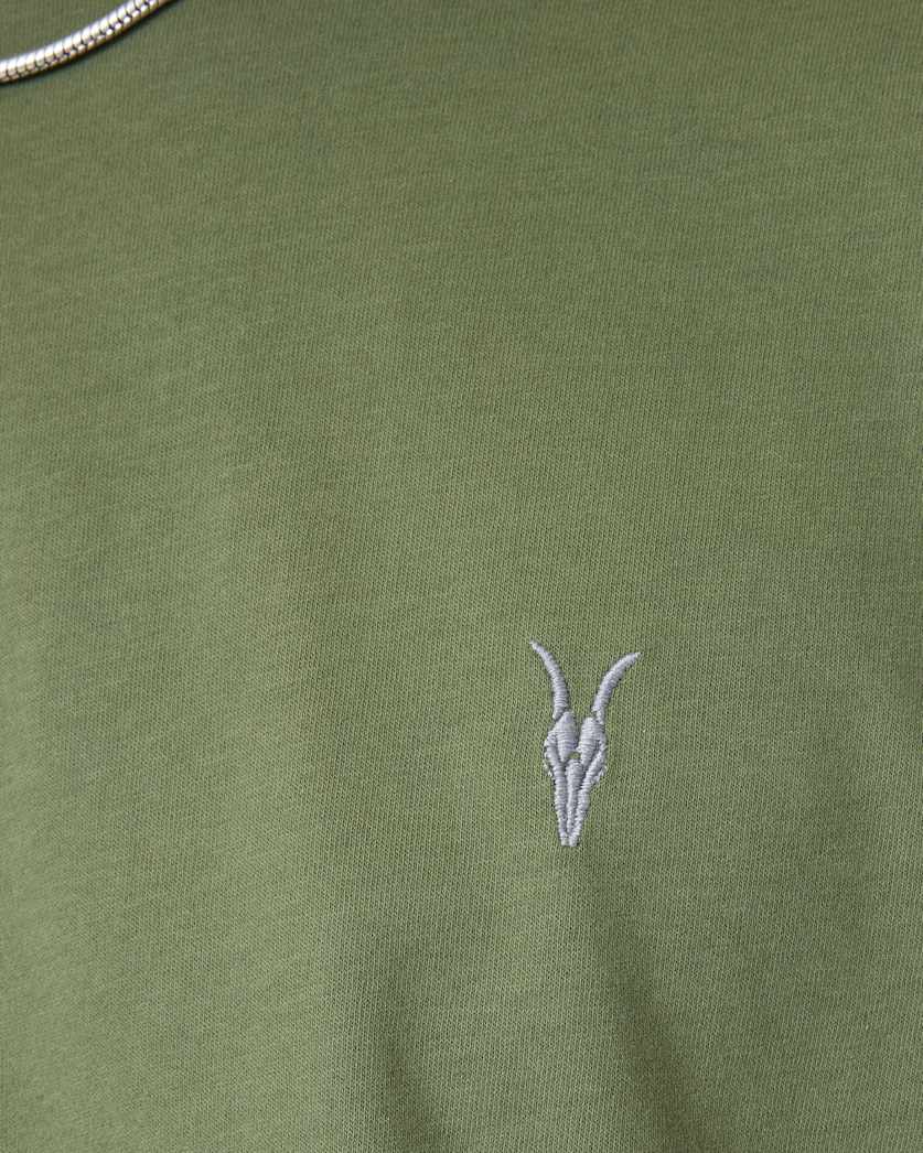 Brace Brushed Cotton Crew Neck T-Shirt