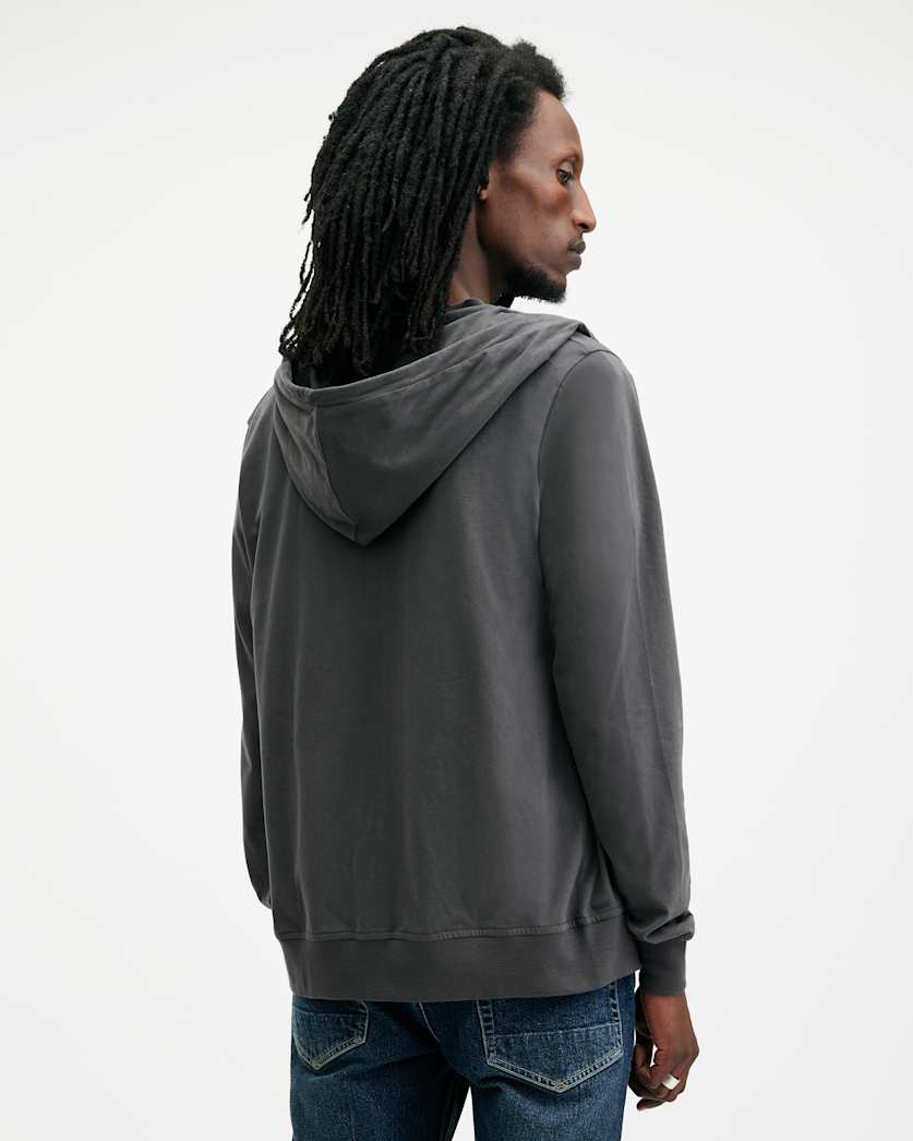 Brace Zip Up Brushed Cotton Ramskull Hoodie
