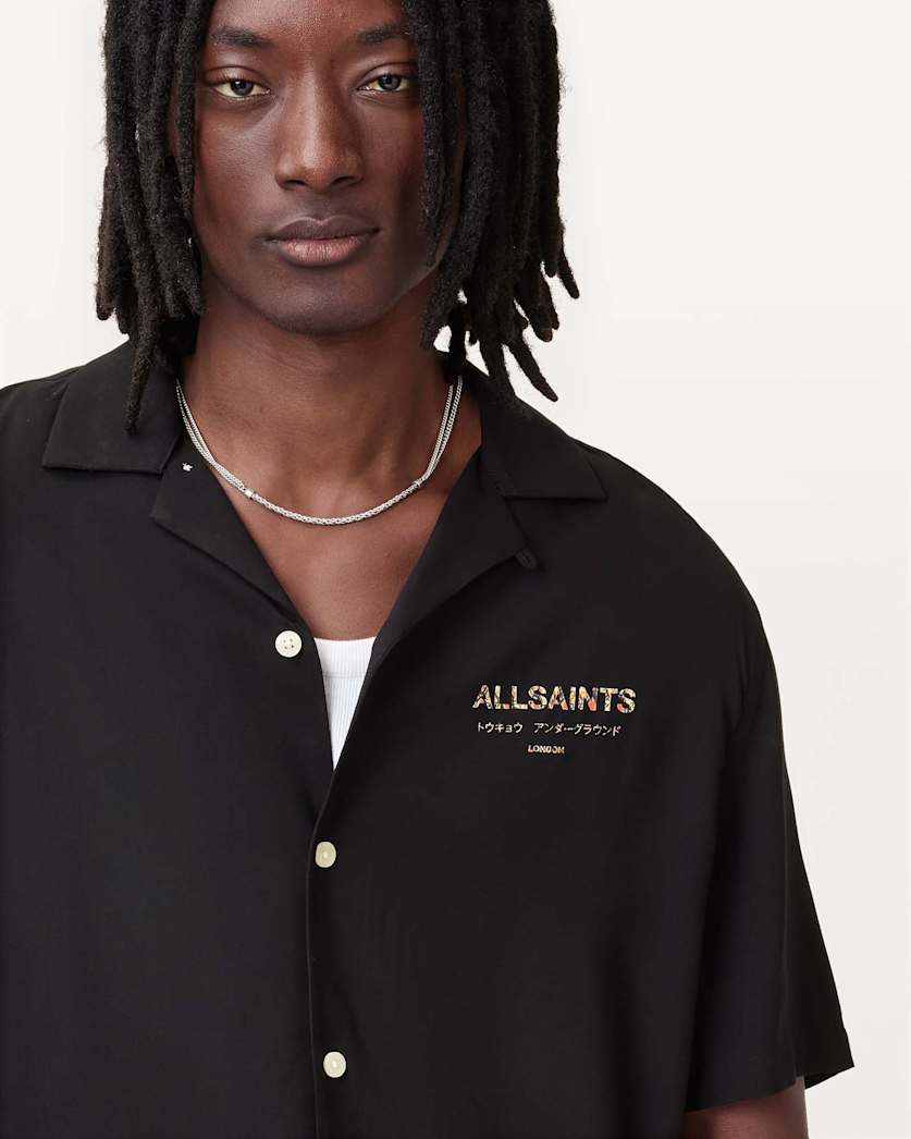 Underground Snake Print Logo Shirt