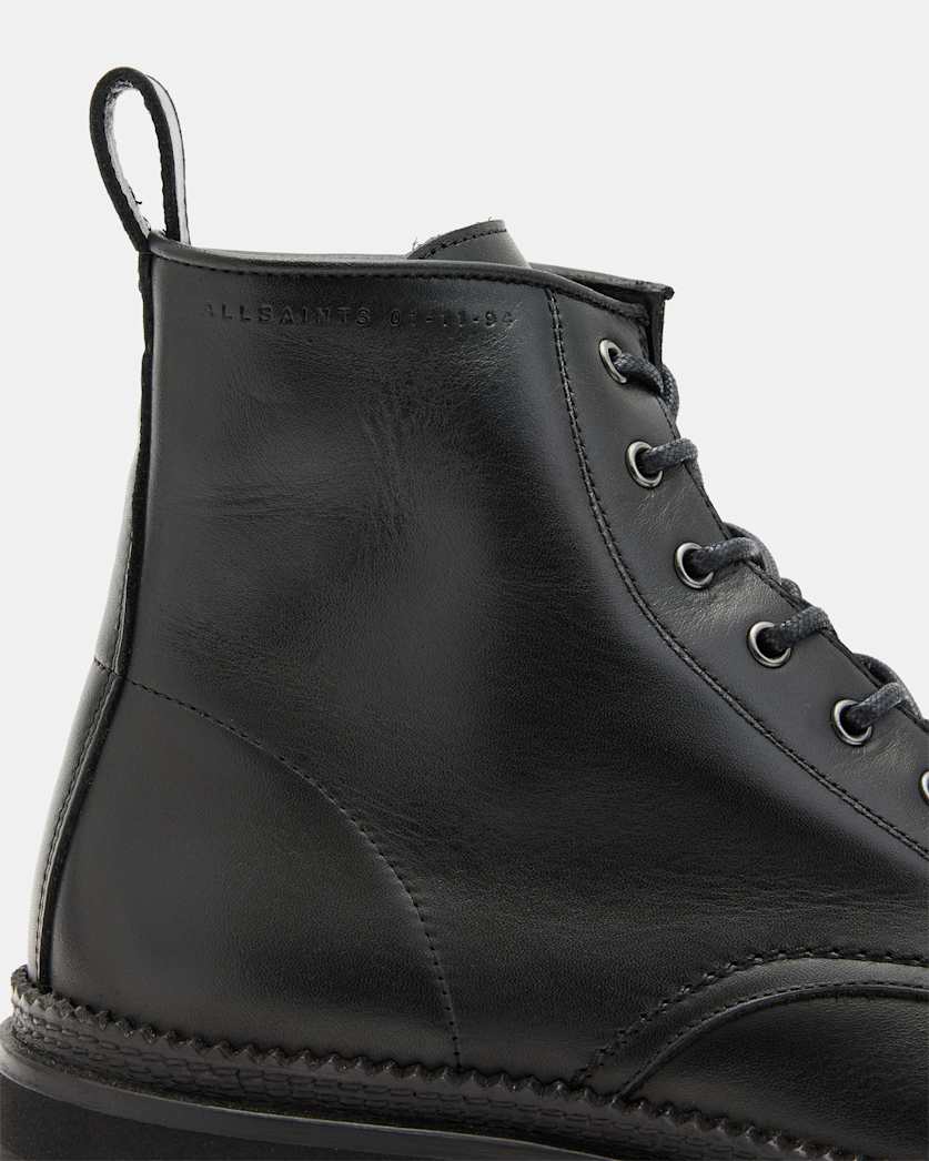 Castle Lace Up Leather Boots