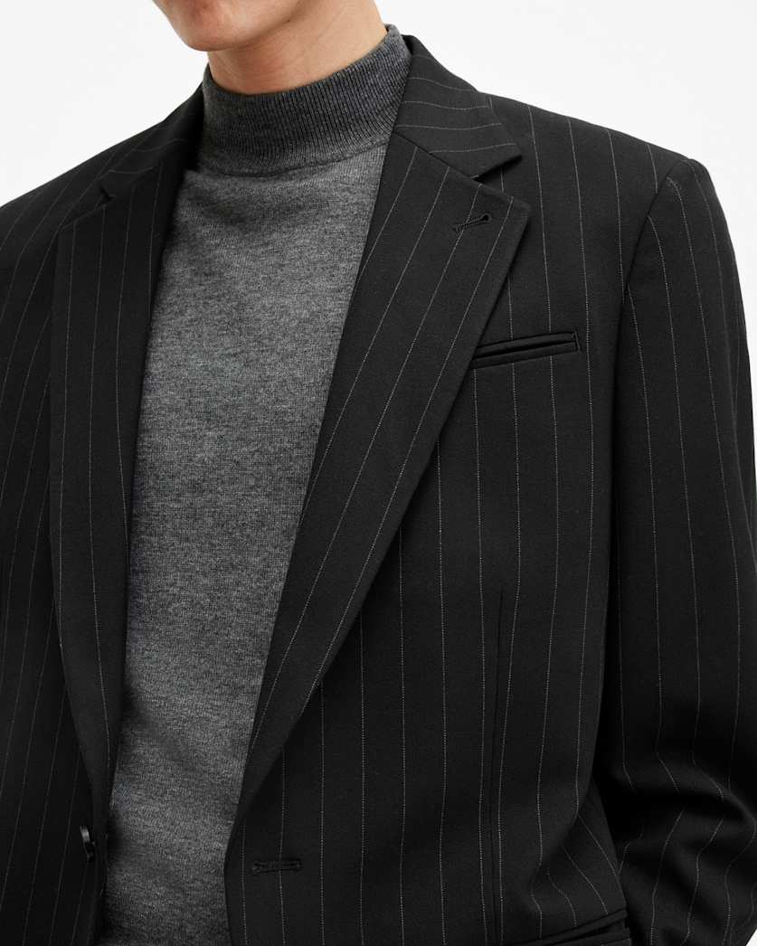 Heddon Relaxed Fit Pinstripe Blazer