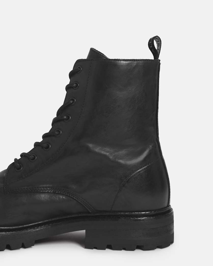 Tobias Lace Up Leather Boots