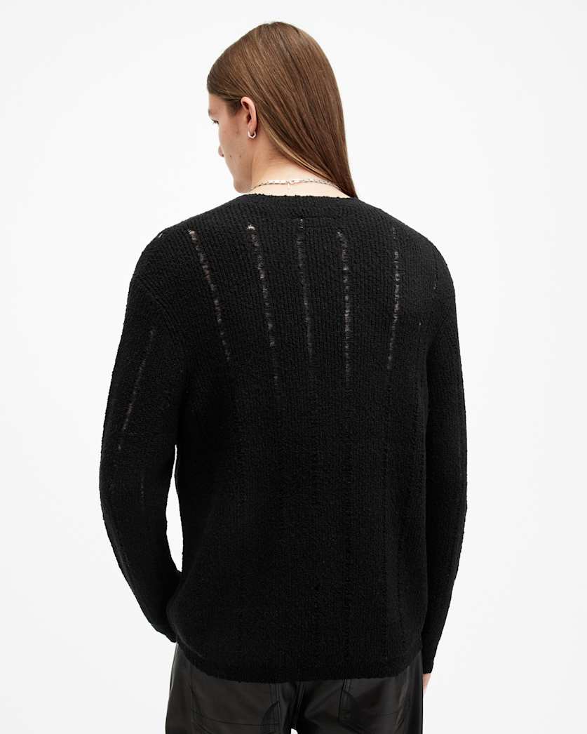 Hades Laddered Crew Neck Jumper