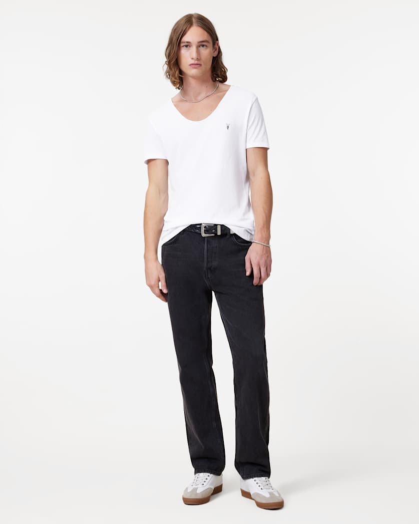 Tonic Scoop Neck Slim Ramskull T-Shirt