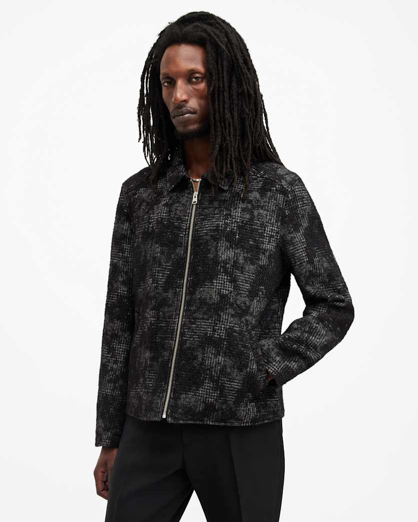 Keller Checked Jacquard Jacket