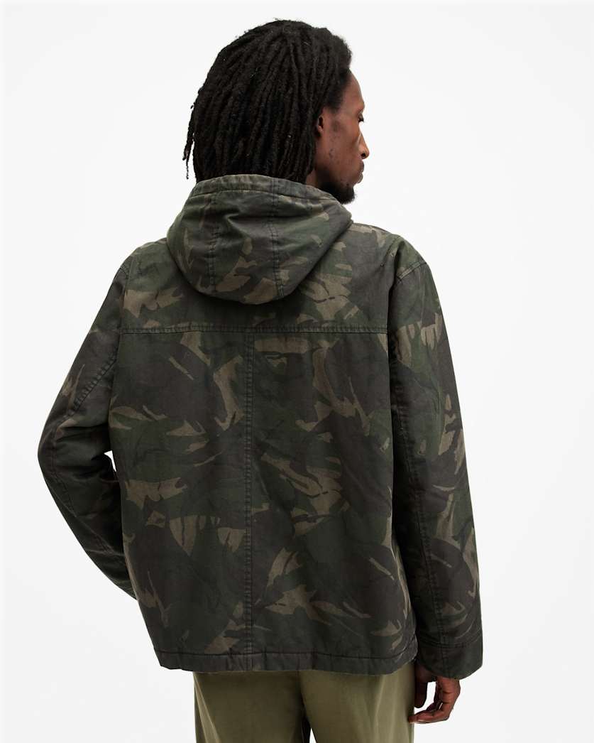 Atticus Camouflage Hooded Jacket