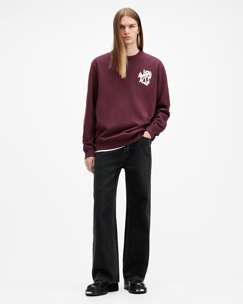 Orlando Logo Print Relaxed Sweatshirt