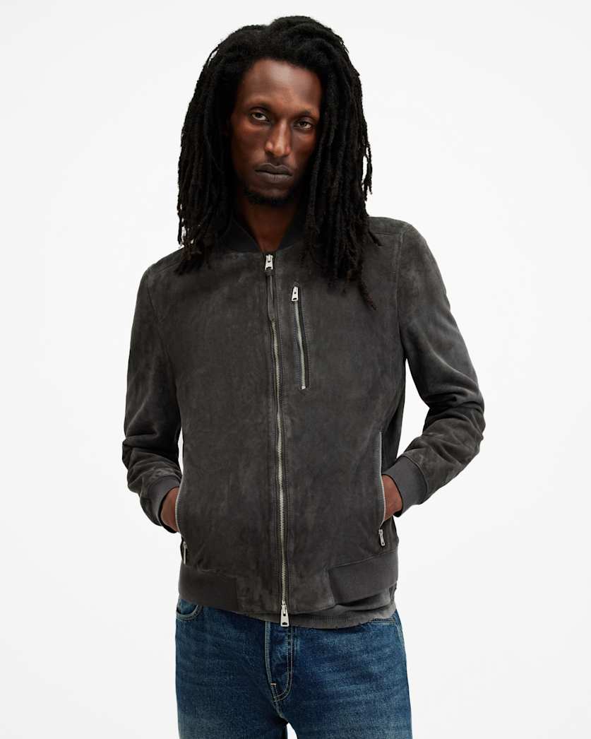 Kemble Suede Bomber Jacket